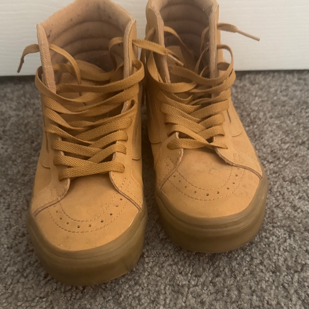 Vans Tan High-Top Sneakers